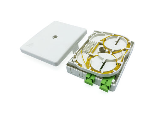 comprar SC LC salida de pared de fibra óptica para material ABS blanco en interiores Fabricación en línea