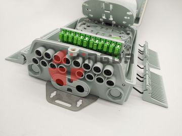 comprar El cierre del empalme de la fibra óptica de 96 corazones con el divisor del PLC de 1x16 SC/APC, la caja al aire libre 16 del divisor vira hacia el lado de babor Fabricación en línea