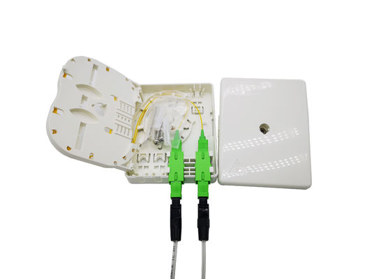 comprar SC LC salida de pared de fibra óptica para material ABS blanco en interiores Fabricación en línea