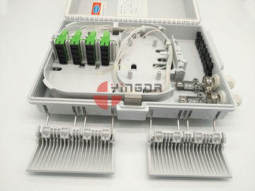 comprar 1X8 blanco plástico los 2In 16Out del panel de la terminación de la fibra óptica del cable de descenso del divisor FTTH del PLC del SC APC Fabricación en línea