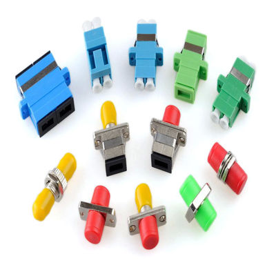 comprar SC UPC/APC/OM3/OM4 Conectores Adaptadores de fibra óptica dúplex para conexiones de fibra óptica Fabricación en línea