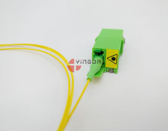 comprar Adaptador a una cara unimodal LC/APC, acoplador verde de la fibra óptica de la fibra óptica del LC Fabricación en línea