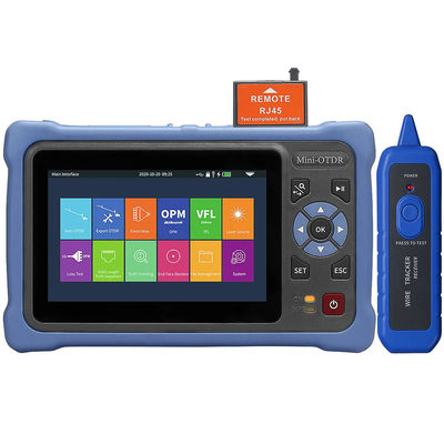 comprar Kit de herramientas de fibra OTDR Fibra óptica Tester 1310/1550nm 26/24dB Rango de prueba 500m-100Km Fabricación en línea