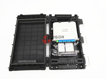comprar 24 cajas del divisor de la fibra óptica del PLC de los corazones FTTH, caja de empalme óptica de la fibra de 8 puertos IP65 Fabricación en línea