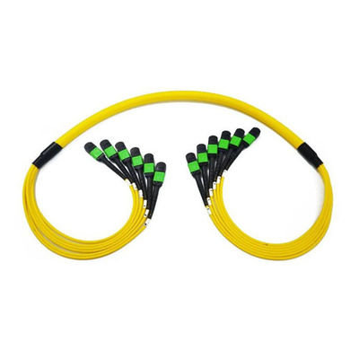 comprar 72 Fibra SM MPO Cable de camión G657A1 LSZH Jactet Amarillo Para una transferencia de datos rápida y estable Fabricación en línea
