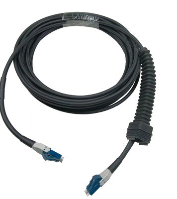 comprar NSN Boot Duplex LC Patch Cord Negro para Solución de Cables Exteriores Fabricación en línea