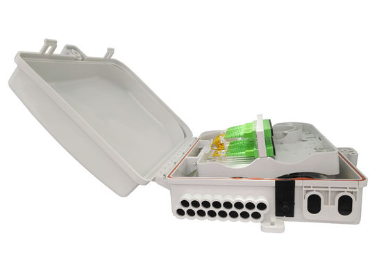 comprar Caja de división de fibra óptica con logotipo y marcado por láser personalizable para redes FTTH 24 Capacidad de núcleo IP65 Fabricación en línea
