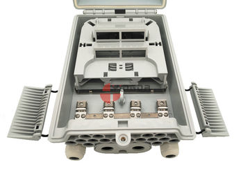 comprar 1/8 soporte al aire libre del casete IP65 poste del divisor del PLC de la fibra óptica para FTTH GPON Fabricación en línea