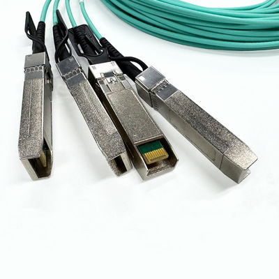 comprar Cable óptico activo de alta calidad 100G QSFP28 OM3 AOC Transceptor óptico de cable utilizado para red Fabricación en línea