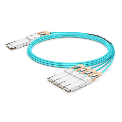 comprar Cable óptico activo de alta velocidad 400G QSFP-DD a 2x200G QSFP56 AOC Fabricación en línea