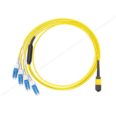 comprar Cable de ruptura Elite multimodo MPO de 8 núcleos hembra a LC dúplex, cable de conexión MTP MPO para red 4G/WiFi/FTTH/3G/GSM/GPRS Fabricación en línea
