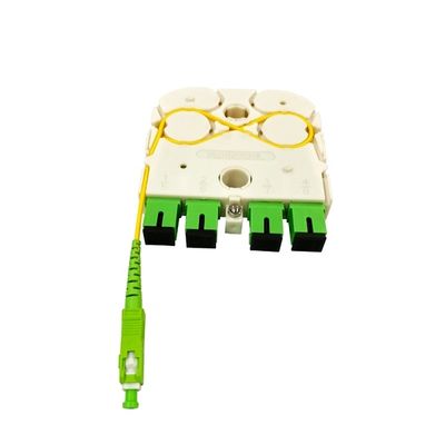 comprar Nuevo FTTH de fibra óptica 1x4 SC APC Mini Cassette de entrada directa de diseño exclusivo LGX PLC Splitter para Rusia Fabricación en línea