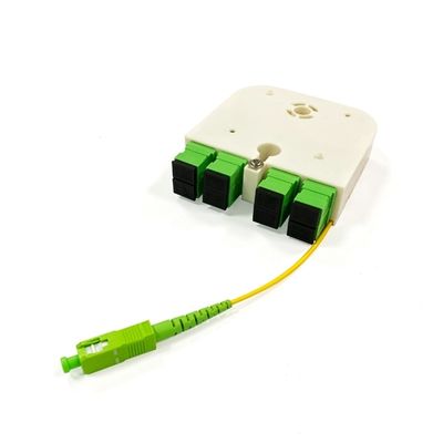 comprar Precio de fabricación FTTH 1x8 SC/APC Mini Cassette Fibra óptica PLC Splitter longitud de onda 1260-1650nm para soluciones de red personalizadas Fabricación en línea