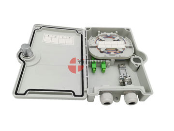 comprar Material plástico sintético de la fibra óptica IP65 del divisor de la caja del plástico 2 del polímero al aire libre de los puertos Fabricación en línea