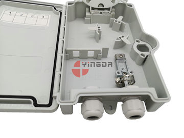 comprar Prenda impermeable exterior del plástico de la fibra óptica de Caja de la siesta de la caja terminal del divisor 2 glándulas de cable Fabricación en línea