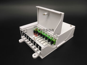 comprar Solo divisor óptico 900um de los conectores 1*8 del SC de la caja de distribución de la fibra óptica del modo FTTH Fabricación en línea