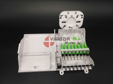 comprar Caja de la terminación de la fibra óptica del CPE de FTTH con 1/8 SC G657A2 Corning LSZH del divisor Fabricación en línea