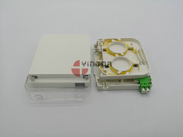 comprar PC a prueba de polvo del ABS del enchufe de pared IP54 de la placa frontal del CPE de la caja de conexiones de la fibra óptica del LC Fabricación en línea