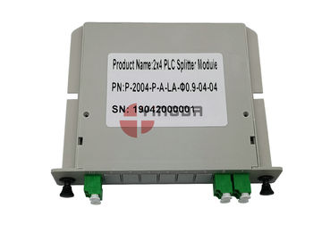 comprar Casete plástico del divisor LGX del PLC de la fibra 2x4 modular con el conector de la fibra óptica del duplex de LC/APC Fabricación en línea