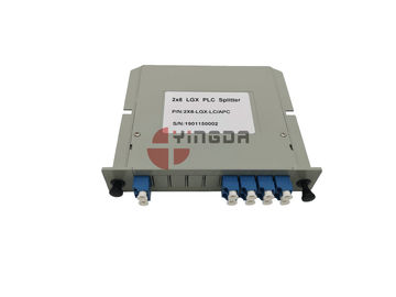 comprar Conector plástico del SC LC de 8 del puerto de la fibra óptica del PLC del divisor LGX del casete ABS del módulo Fabricación en línea