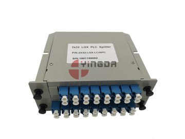 comprar modo del cable de fribra óptica del divisor del Plc de 1x32 2x32 Lgx solo con los acopladores del SC del LC Fabricación en línea