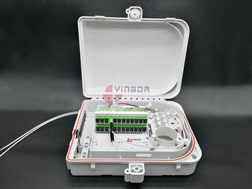 comprar 24 soportes de poste de la caja de distribución de la fibra óptica del puerto con los adaptadores/las coletas del SC Fabricación en línea