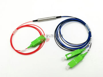 comprar 1550nm divisor óptico del WDM FWDM del SC APC SMF 28e del SC UPC Fabricación en línea