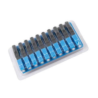 comprar conector rápido de la terminación de la asamblea del conector instalable en el campo de 60m m FTTH Fabricación en línea