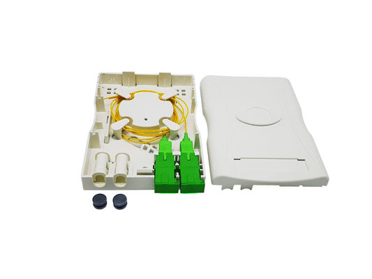 comprar 2 caja de la terminación de la fibra óptica de la SIESTA FTB IP30 de la base FTTH Fabricación en línea