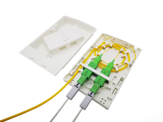 comprar Soporte portuario de la pared de la caja de la terminación de la fibra del FAT IP30 2 de CATV FTTH Fabricación en línea