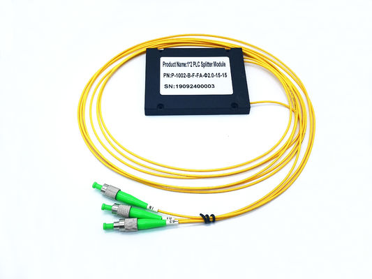 comprar Divisor del Plc de la fibra óptica del solo modo 1x2 de G65A71 LSZH FC APC Fabricación en línea