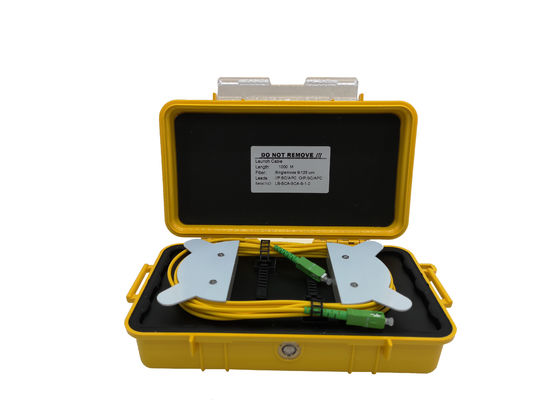 comprar Modo del ST G.652D Corning del SC FC LC de la caja de cable el 1KM del lanzamiento de la fibra óptica OTDR solo Fabricación en línea