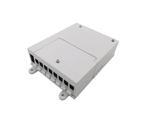 comprar ABS auto del adaptador del obturador del SC del acoplador del PLC de la caja 1X8 de la terminación del divisor de la fibra óptica IP54 blanco Fabricación en línea