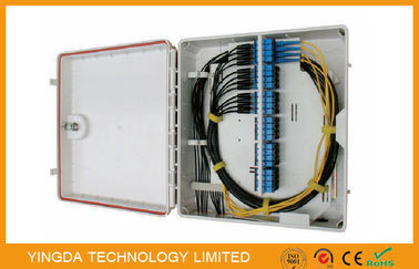 comprar Impermeabilice 48 el tamaño 350*340*120 milímetro GPDB-S48D de la caja de empalme de la fibra óptica del SC FTTH de la base Fabricación en línea