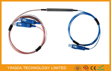 comprar el acoplador del divisor del Plc de la fibra óptica de 1 de x 2 Pon, el acoplador fundido 1310nm 1550nm de Fbt se dobla la ventana el 50%/el 50% Fabricación en línea