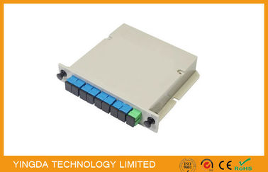 comprar Casete del divisor del PLC de la fibra óptica del ISO cargado con el conector del SC, 1 ranura LGX Spltiter óptico Fabricación en línea