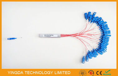 comprar Divisor de fibra óptica de acero pasivo G652D G657A1 G657A2 Hytrel del PLC del alto rendimiento del tubo de GPON Fabricación en línea