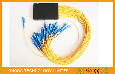 comprar Caja del divisor del Plc de la fibra óptica del 1:16, cable de fibra óptica de la fibra del módulo g657a2 Corning del divisor Fabricación en línea