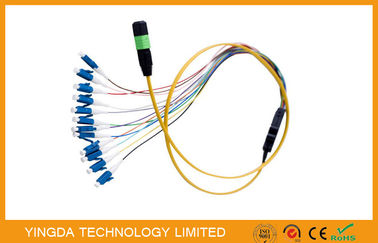 comprar Cable a una cara de la fibra, MPO/MTP - cable 0.9m m SM del cordón de remiendo del arnés del LC Fabricación en línea