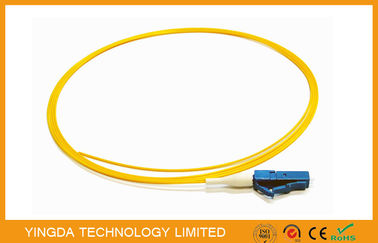 comprar Polaco de fibra óptica del blanco el 1.5M UPC de la coleta 900um del LC SM LSZH, coletas de la fibra del solo modo Fabricación en línea