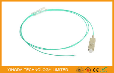 comprar Conector OM3 - 300 10G, aguamarina de la coleta de la fibra óptica del SC de FTTx del milímetro los 5M de la coleta del SC Fabricación en línea