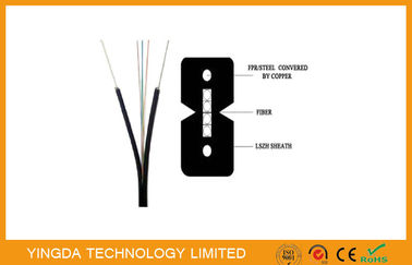 comprar Arco interior - tipo 4 figura óptica del cable de descenso de la fibra FTTH de la base - 8 GJXFH los 2km/tambor Fabricación en línea