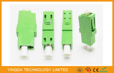 comprar Adaptador verde a una cara 1310nm, acoplador de la fibra óptica del solo modo del LC/de APC de la fibra del LC Fabricación en línea