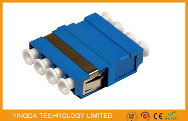comprar Azul de la manera del adaptador 4 de la fibra óptica de FTTH CATV LC/PC, adaptador óptico del SM/del milímetro LC Fabricación en línea