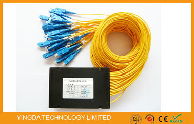 comprar PDL bajo de la fibra óptica 1*32 del PLC de la caja pasiva del divisor, pérdida de inserción baja para que fibra se dirija Fabricación en línea