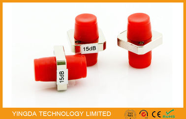 comprar Tipo atenuador FC/PC, del adaptador del metal del ST del SC de FC de la fibra óptica atenuador 15dB Fabricación en línea