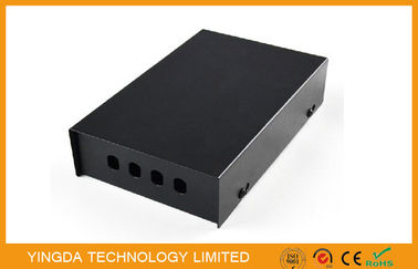 comprar 4 metal de la caja de la terminación de la fibra óptica del ST del puerto FC montado en la pared para la telecomunicación Fabricación en línea