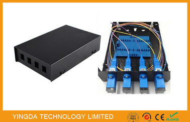 comprar De la aduana caja de la terminación de la fibra óptica del SC LC de la base de la carga 4 completamente para las redes de área local Fabricación en línea
