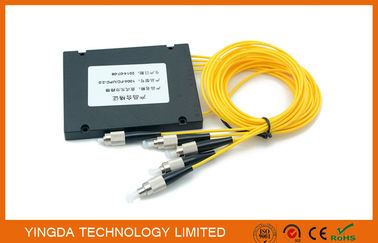 comprar Divisor de fibra óptica de la caja de Platic del ABS, módulo planar FC el 1.5M del divisor del circuito de la onda luminosa Fabricación en línea