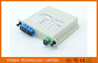 comprar Divisor 1x4 en caja de LGX, G657A1, fibra SMF-28e del PLC EPON de la fibra óptica de G652D Corning Fabricación en línea